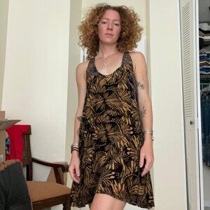 Free People velvet minidress size XS